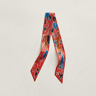 Twilly 《千と一のウサギ》 | Hermès - エルメス-公式サイト Twilly 《千と一のウサギ》 | Hermès - エルメス-公式サイト